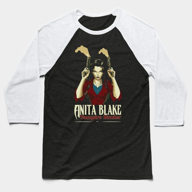 Anita Blake Fan Art Baseball T-Shirt by Trendsdk